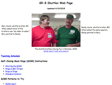Tablet Screenshot of gr-8shuttles.com
